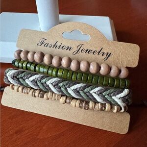 Fashion Jewelry Adjustable and Stretch Bracelet Set with Intricate Patterns